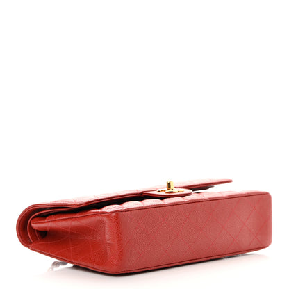 Chanel Caviar Quilted Medium Double Flap Red 4 of 14