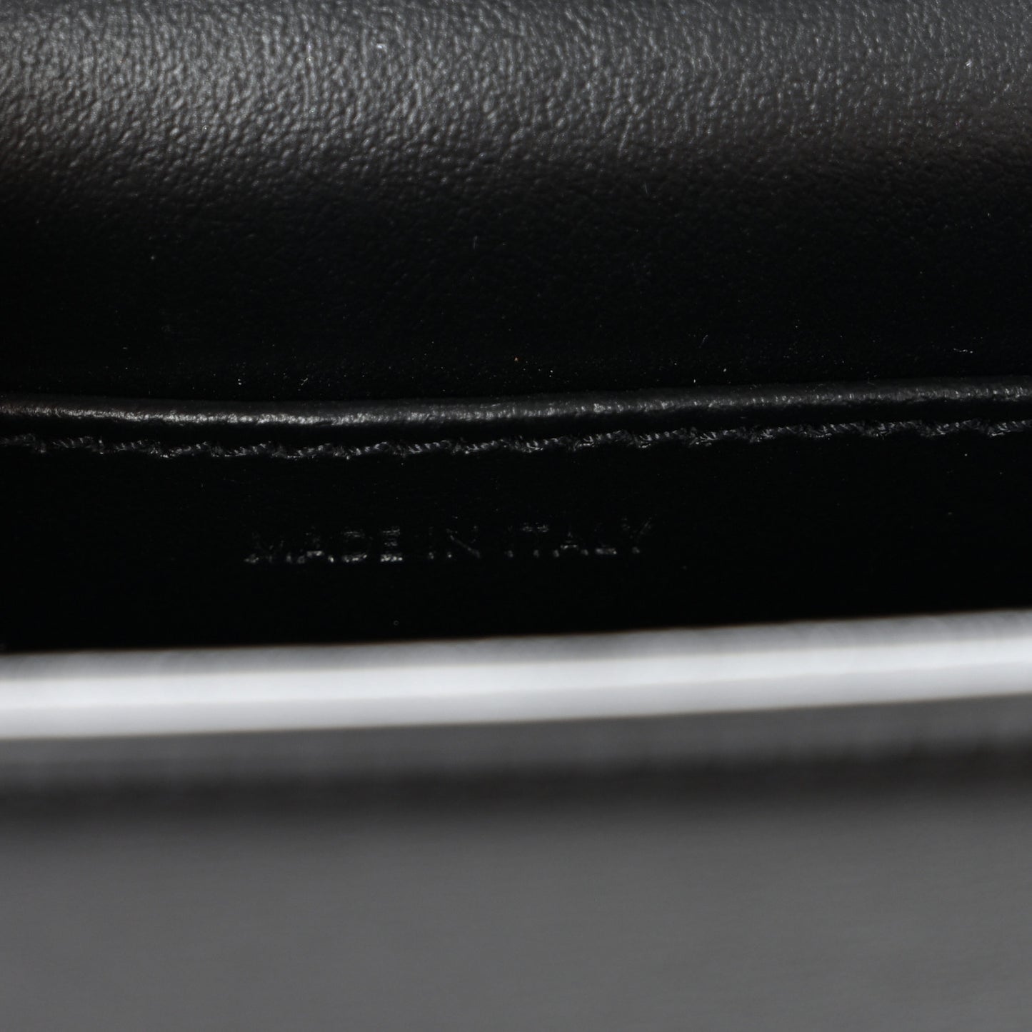Shiny Calfskin Mini Triomphe Black
