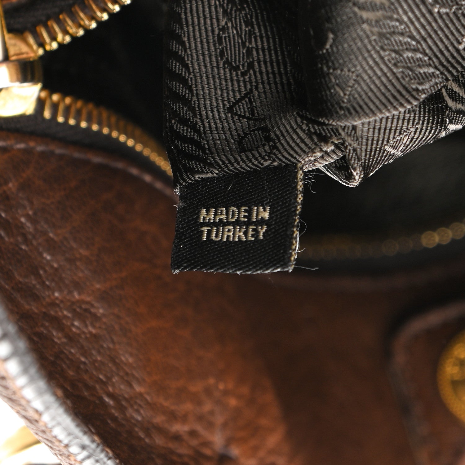 Prada Deerskin Tote Bruciato 7 of 17