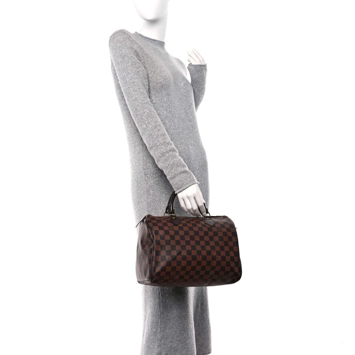 Louis Vuitton Damier Ebene Speedy 30 2 of 12