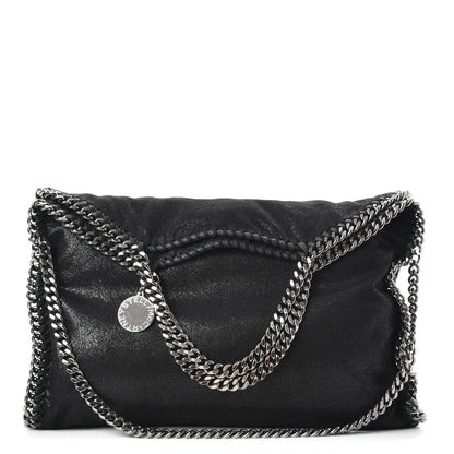 Stella McCartney Shaggy Deer Falabella Fold Over Tote Black 1 of 8