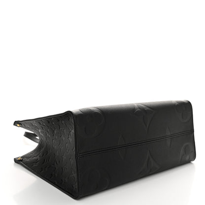 Louis Vuitton Empreinte Monogram Giant OnTheGo MM Black 4 of 9