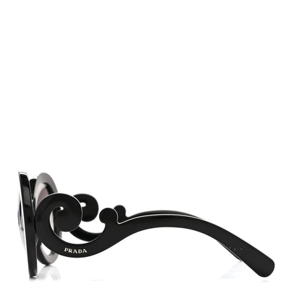 Prada Baroque Sunglasses SPR 27N Black 3 of 7