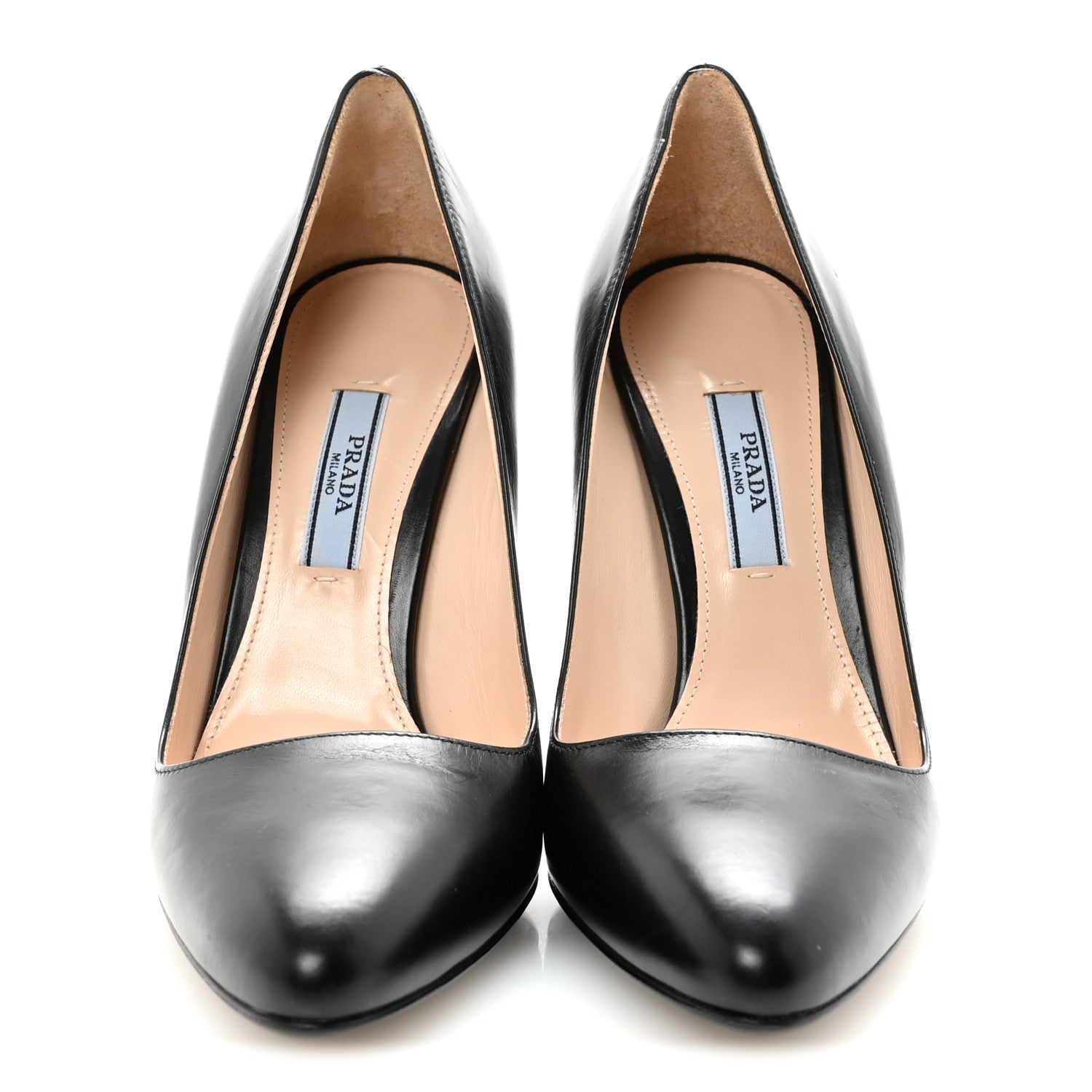 Prada Vitello Pumps 36 Black 5 of 16