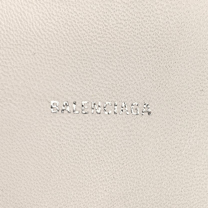 Balenciaga Smooth Calfskin Graffiti Hourglass Top Handle Bag XS White Black 6 of 11