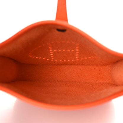Hermes Taurillon Clemence Evelyne TPM Orange Minium 5 of 10