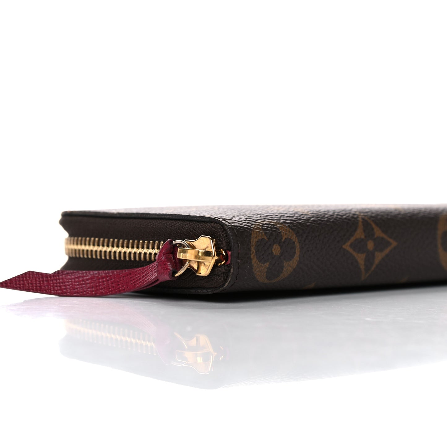Monogram Clemence Wallet Fuchsia