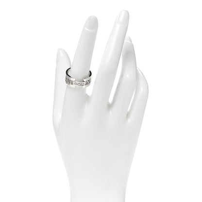 Tiffany 18K White Gold Diamond Open Atlas Ring 57 8 2 of 4