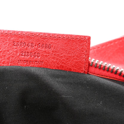 Balenciaga Agneau Giant Brogues Hardware Part Time Coquelicot 8 of 11