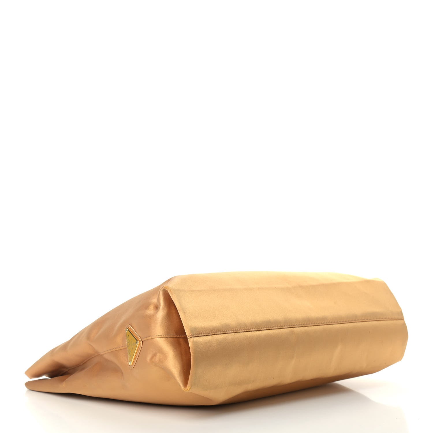 Prada Satin Raso Chain Bag Gold 4 of 14