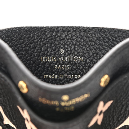 Louis Vuitton Empreinte Card Holder Black Beige 6 of 7
