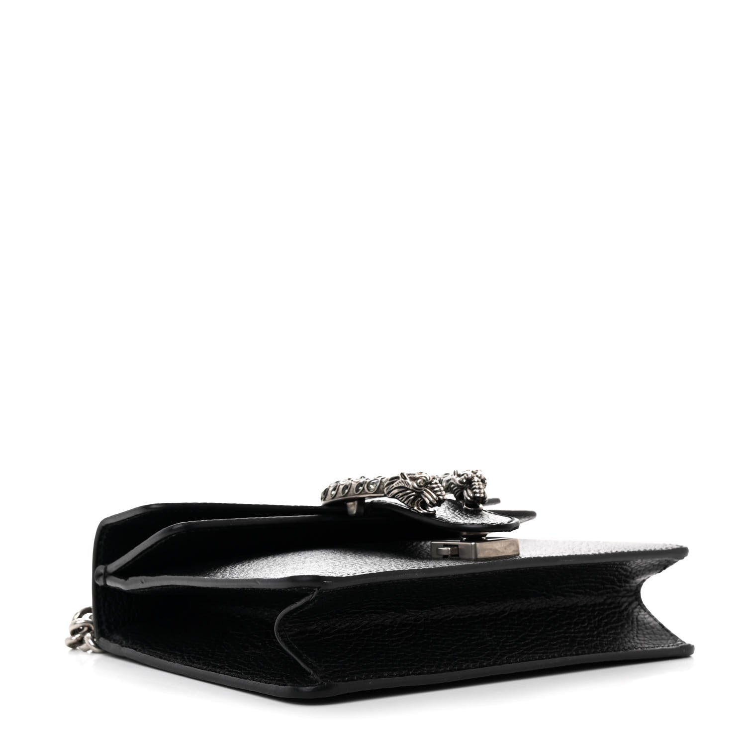 Gucci Calfskin Mini Dionysus Shoulder Bag Black 4 of 12