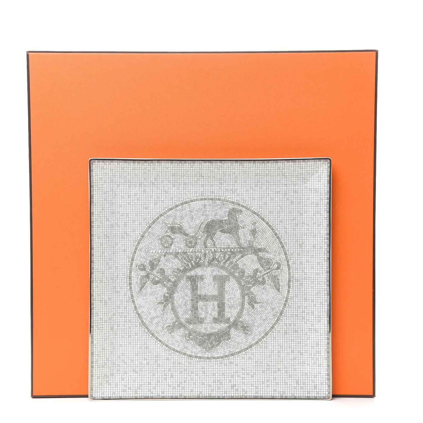 Porcelain Mosaique au 24 Platine Square Plate