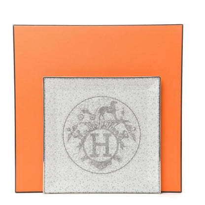 Hermes Porcelain Mosaique au 24 Platine Square Plate 7 of 7