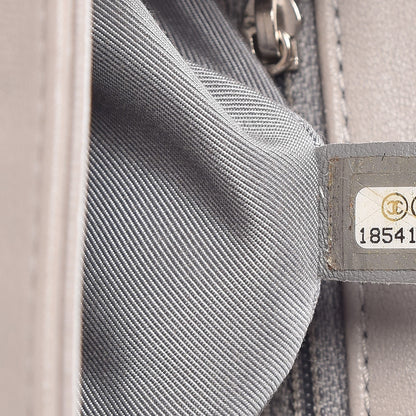 Chanel Washed Lambskin Quilted Mini Chain Around Messenger Grey 7 of 7