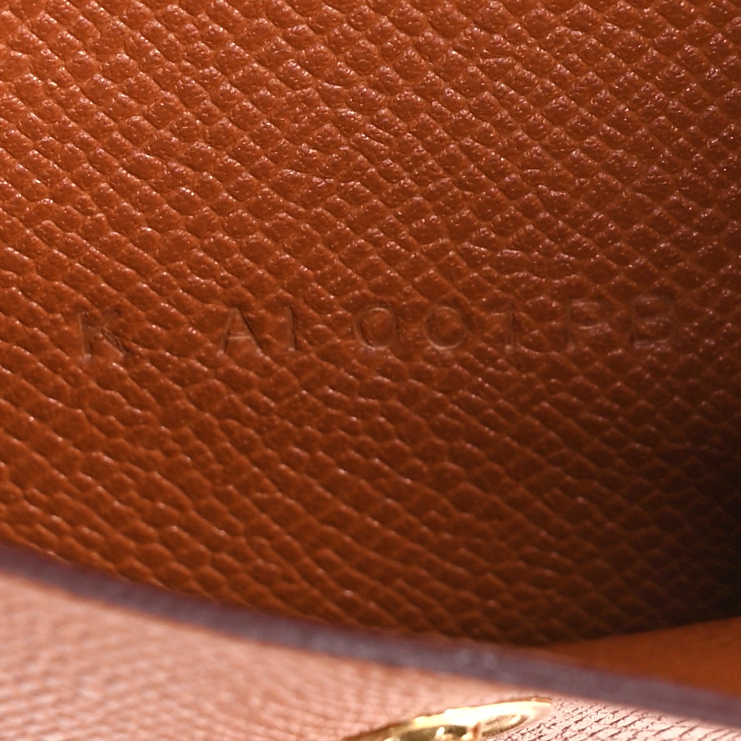 Hermes Madame Calfskin Mini Bearn Wallet Gold 7 of 8