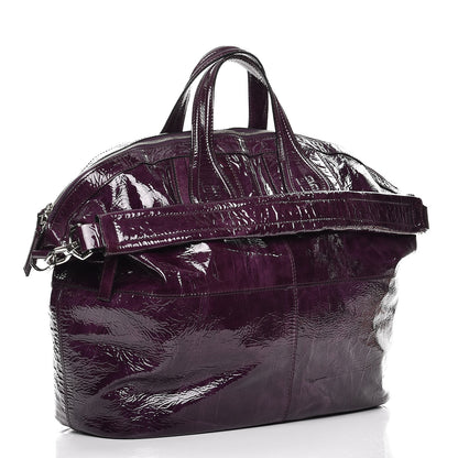 Givenchy Crinkled Patent Large Nightingale Purple 4 of 8