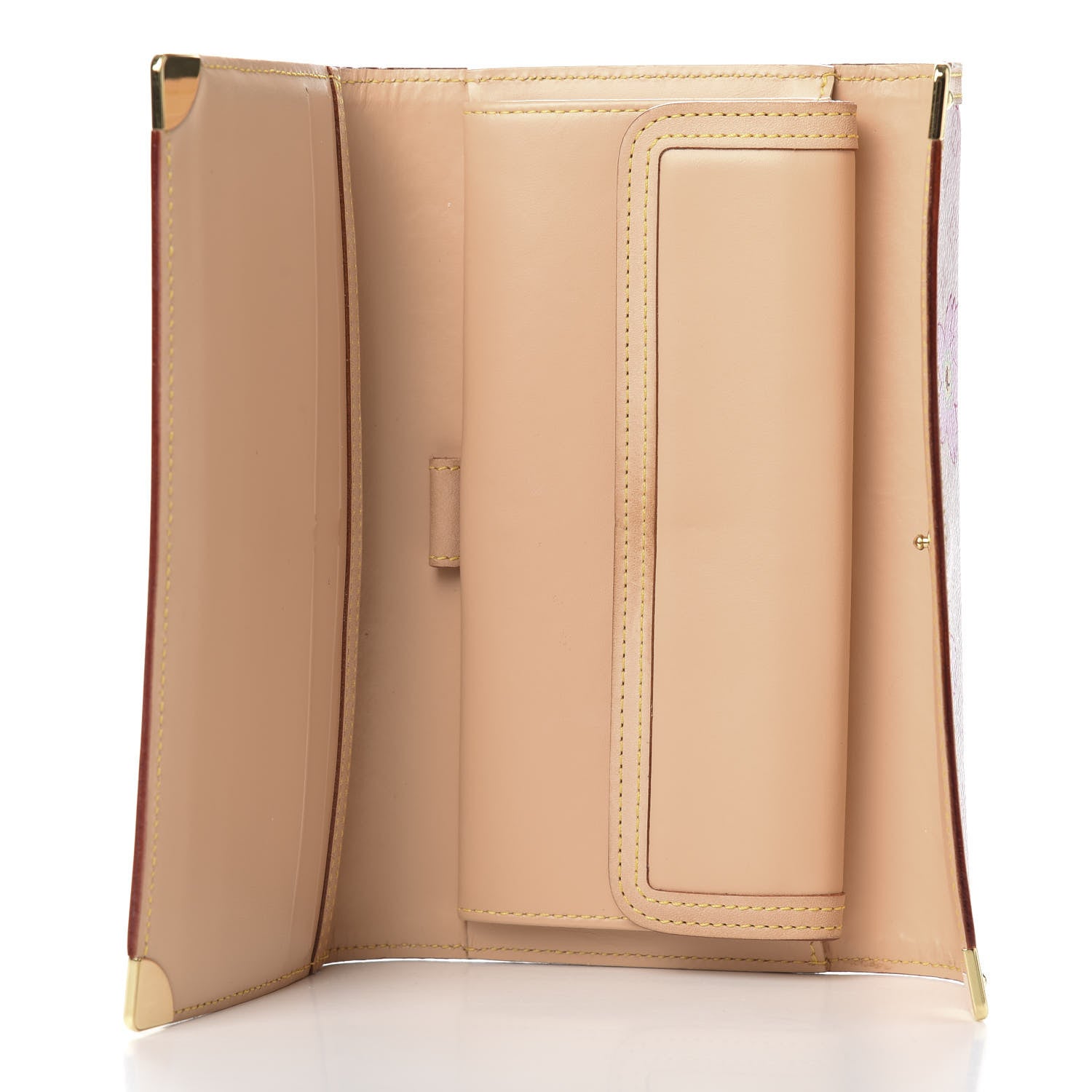 Louis Vuitton Monogram Cherry Blossom Porte Tresor International Wallet Pink 5 of 9