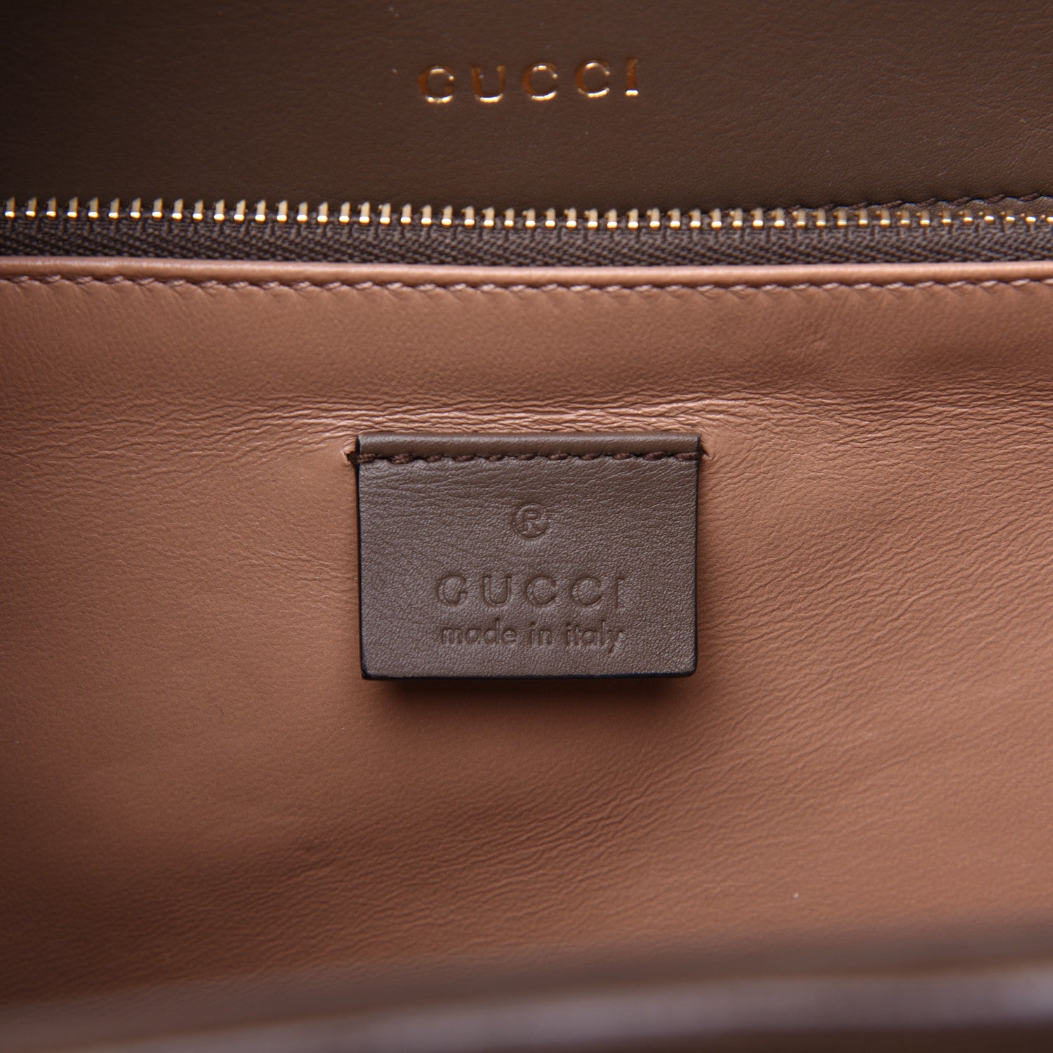 Gucci Lizard Small Sylvie 1969 Messenger Bag Taupe 10 of 18