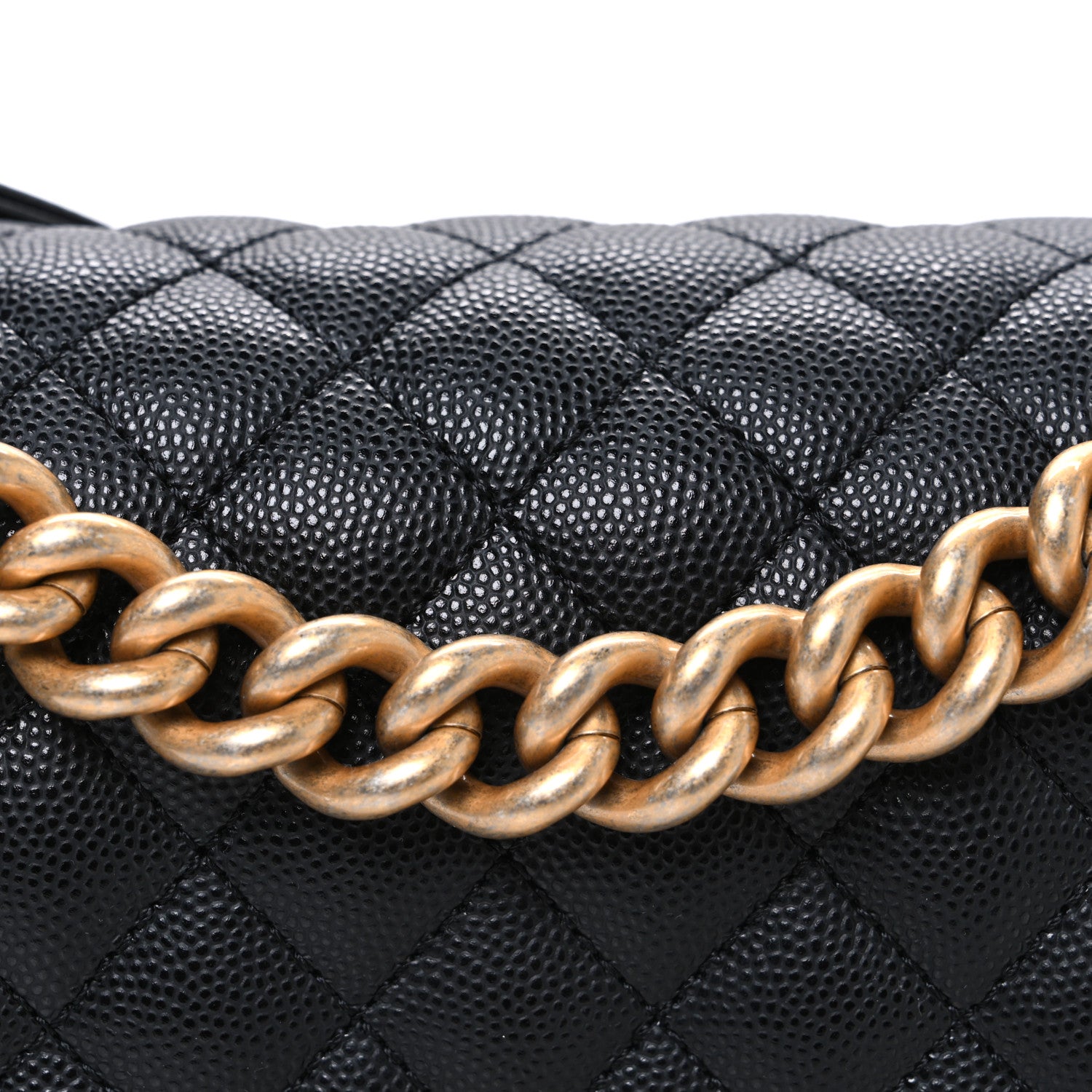 Chanel Caviar Quilted Medium Boy Flap Black 8 of 10