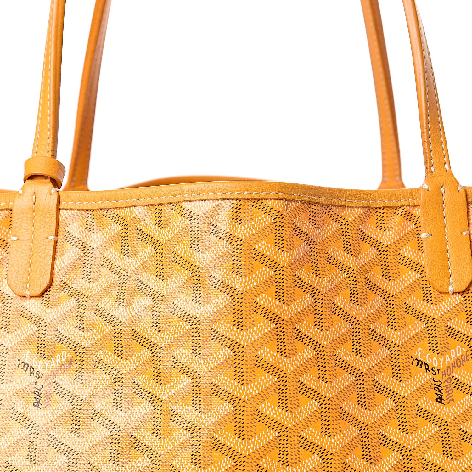 Goyard Goyardine Saint Louis GM Yellow 14 of 14