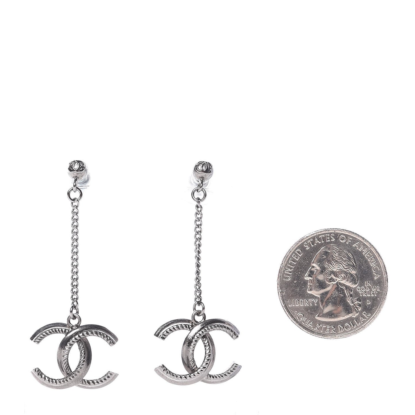 Ruthenium CC Drop Earrings