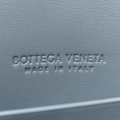 Bottega Veneta Suede Nappa Intrecciato Long Andiamo Top Handle Clutch Glacial 6 of 7