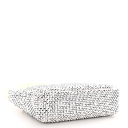 Prada Satin Crystal Mini Re-Edition 2000 Bag White 4 of 10