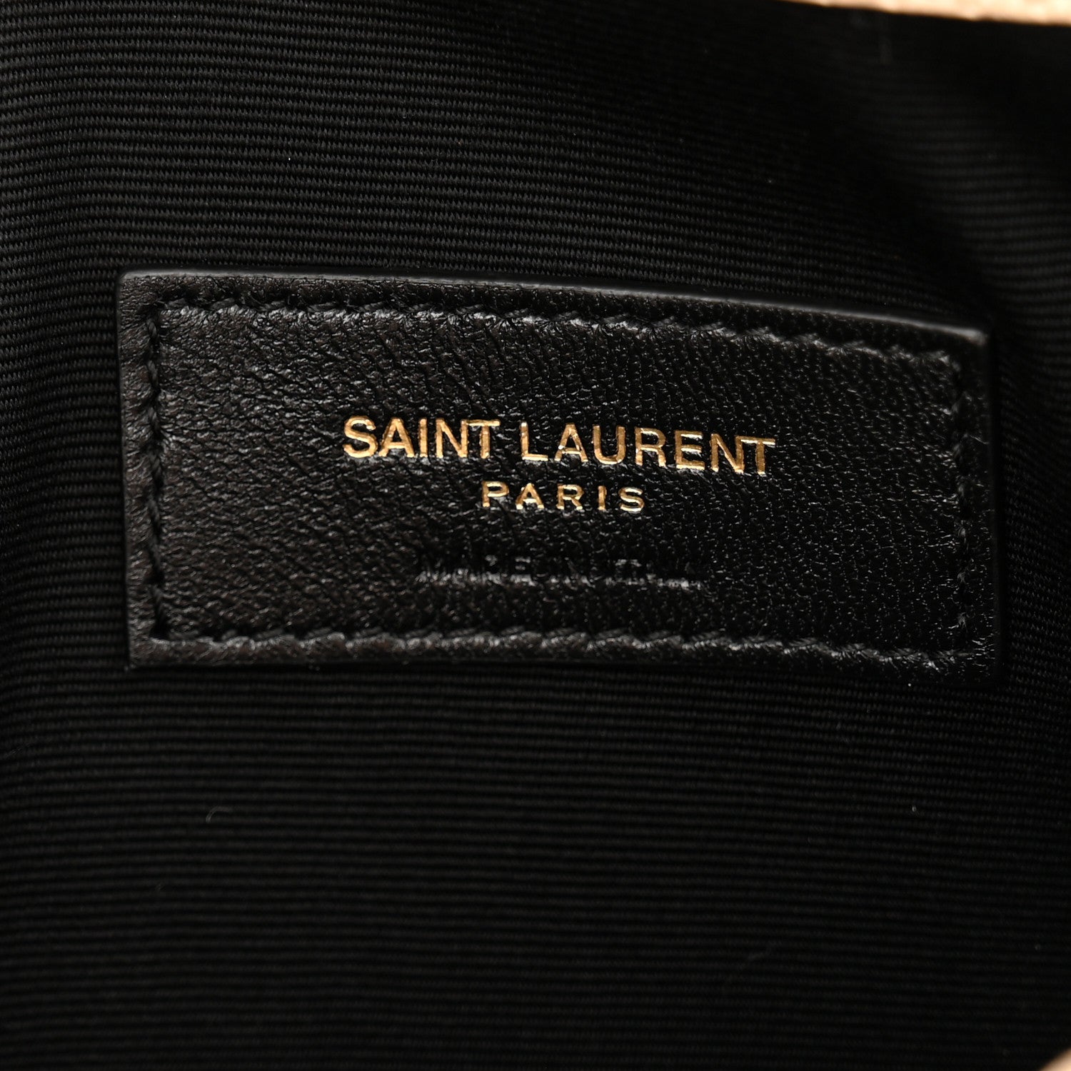 Saint Laurent Grain De Poudre Uptown Pouch Dark Beige 6 of 7