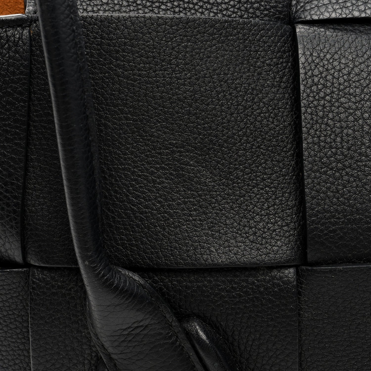 Bottega Veneta Grained Calfskin Maxi Intrecciato Small Arco Black 10 of 12