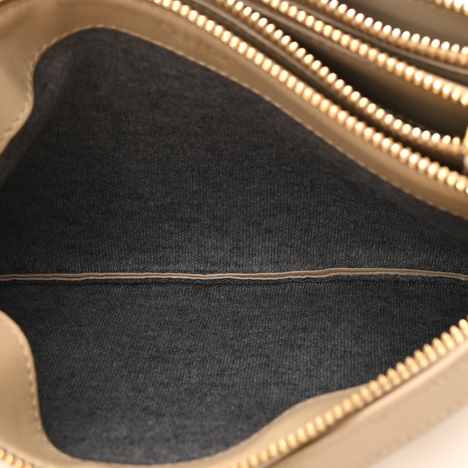 Celine Lambskin Small Trio Crossbody Bag Beige 7 of 16