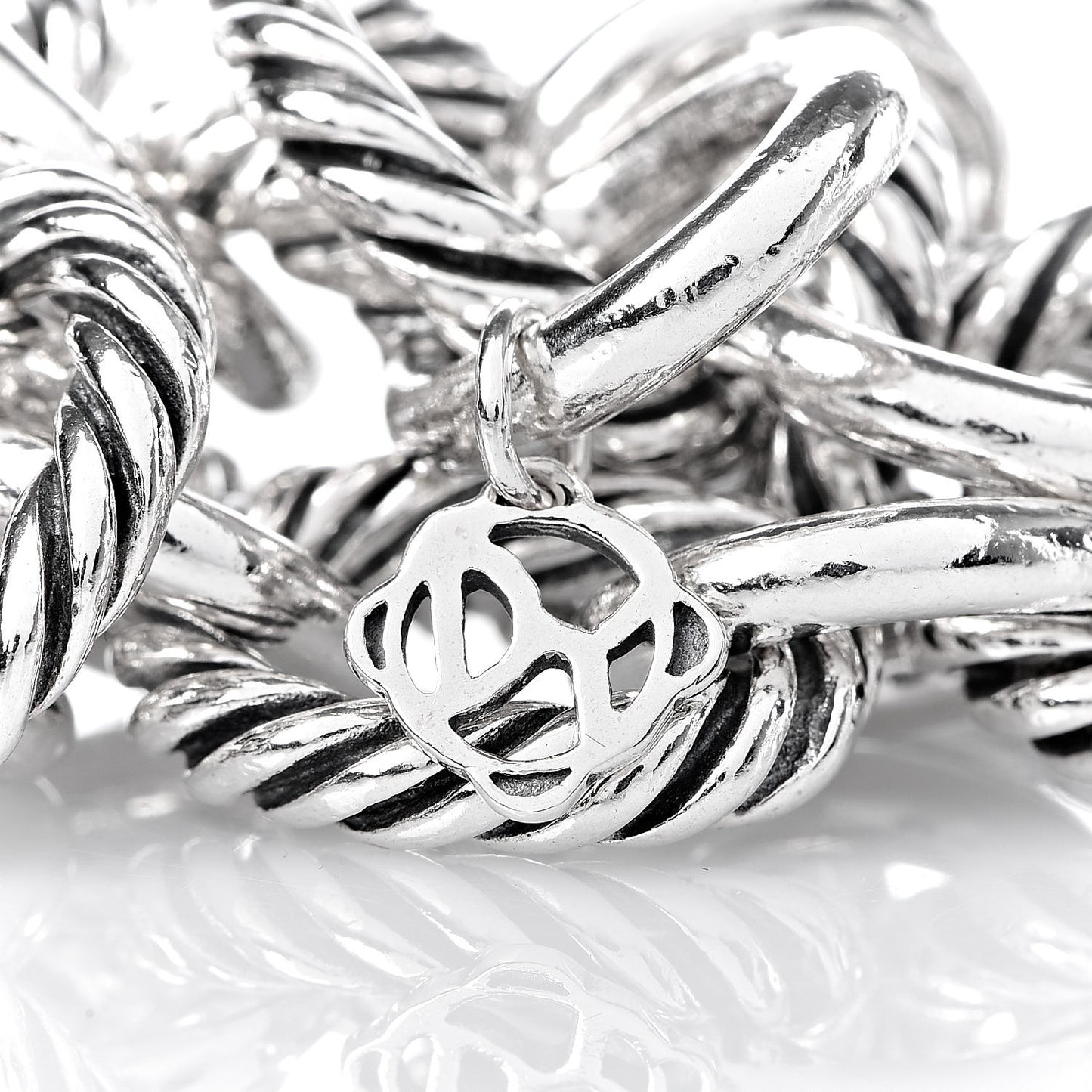 Sterling Silver 12mm Large Oval Link Bracelet