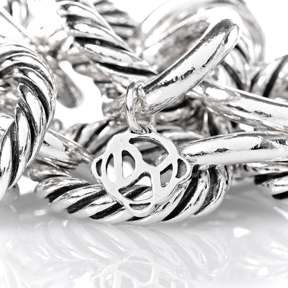 David Yurman Sterling Silver 12mm Large Oval Link Bracelet 5 of 5