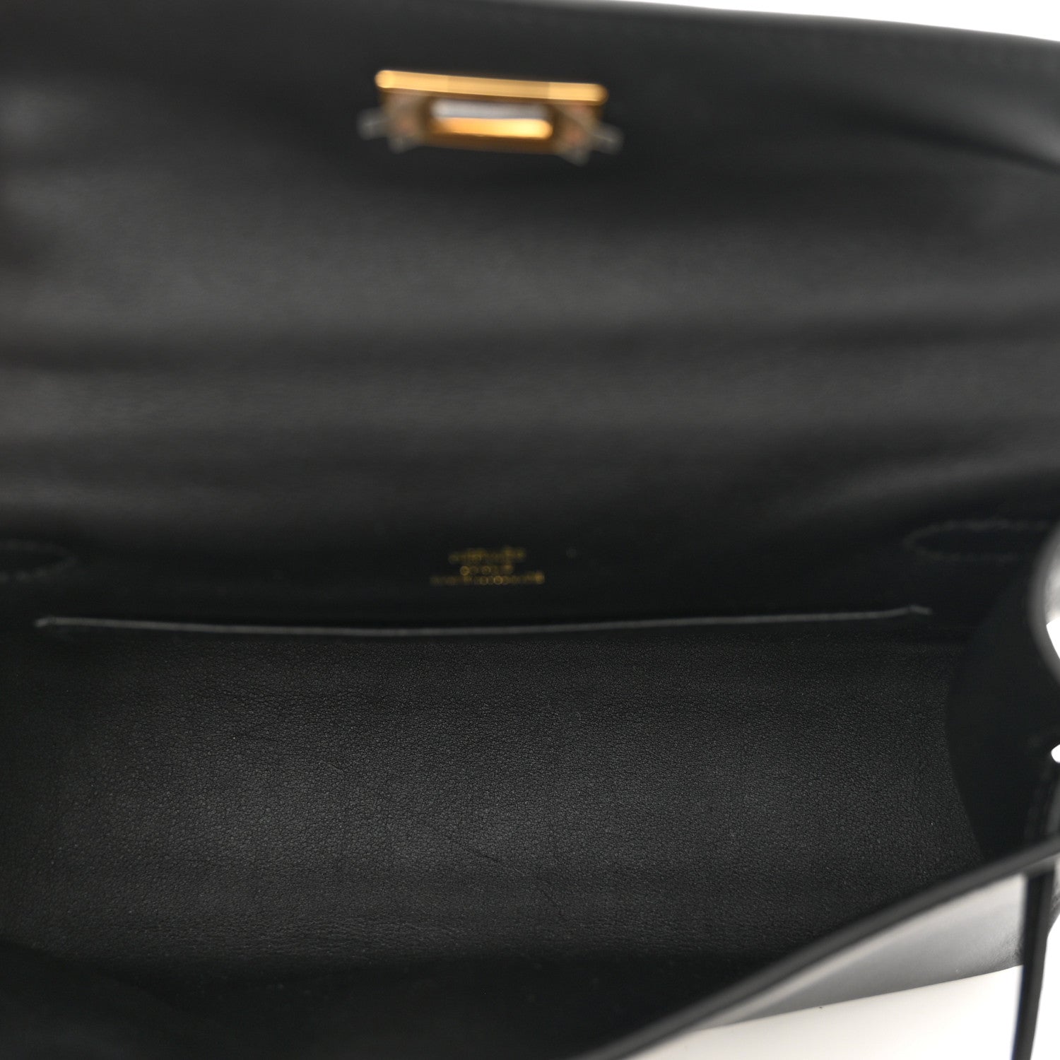 Hermes Swift Kelly Pochette Clutch Black 5 of 11