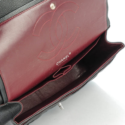 Chanel Caviar Quilted Jumbo Double Flap Black 6 of 7