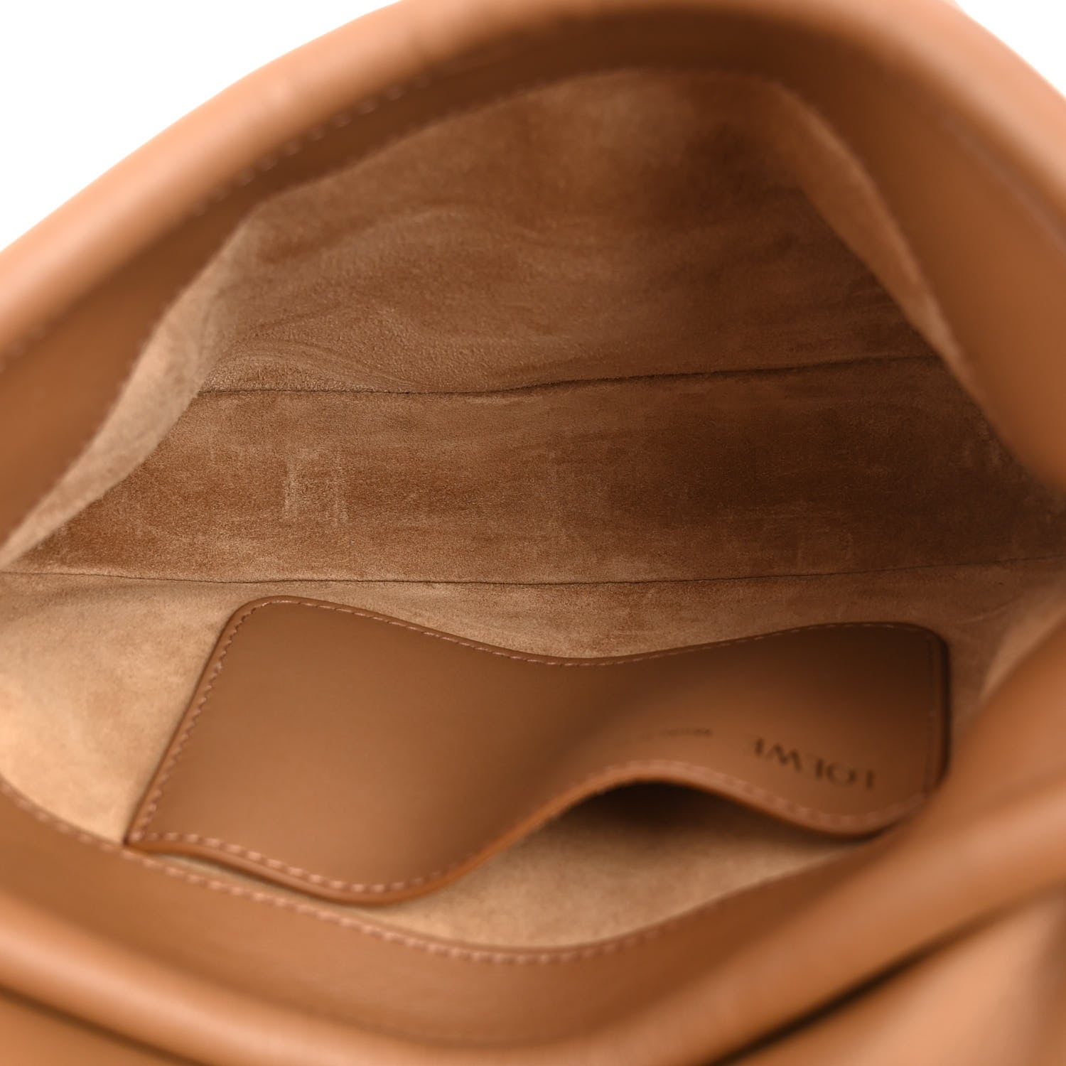 Loewe Shiny Nappa Calfskin Paseo Satchel Oak 5 of 9