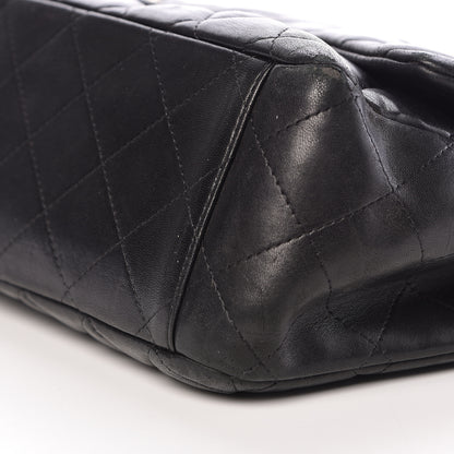 Chanel Lambskin Quilted Maxi Double Flap Black 10 of 18