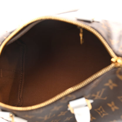 Louis Vuitton Monogram LV Match Speedy Bandouliere 25 White 5 of 9