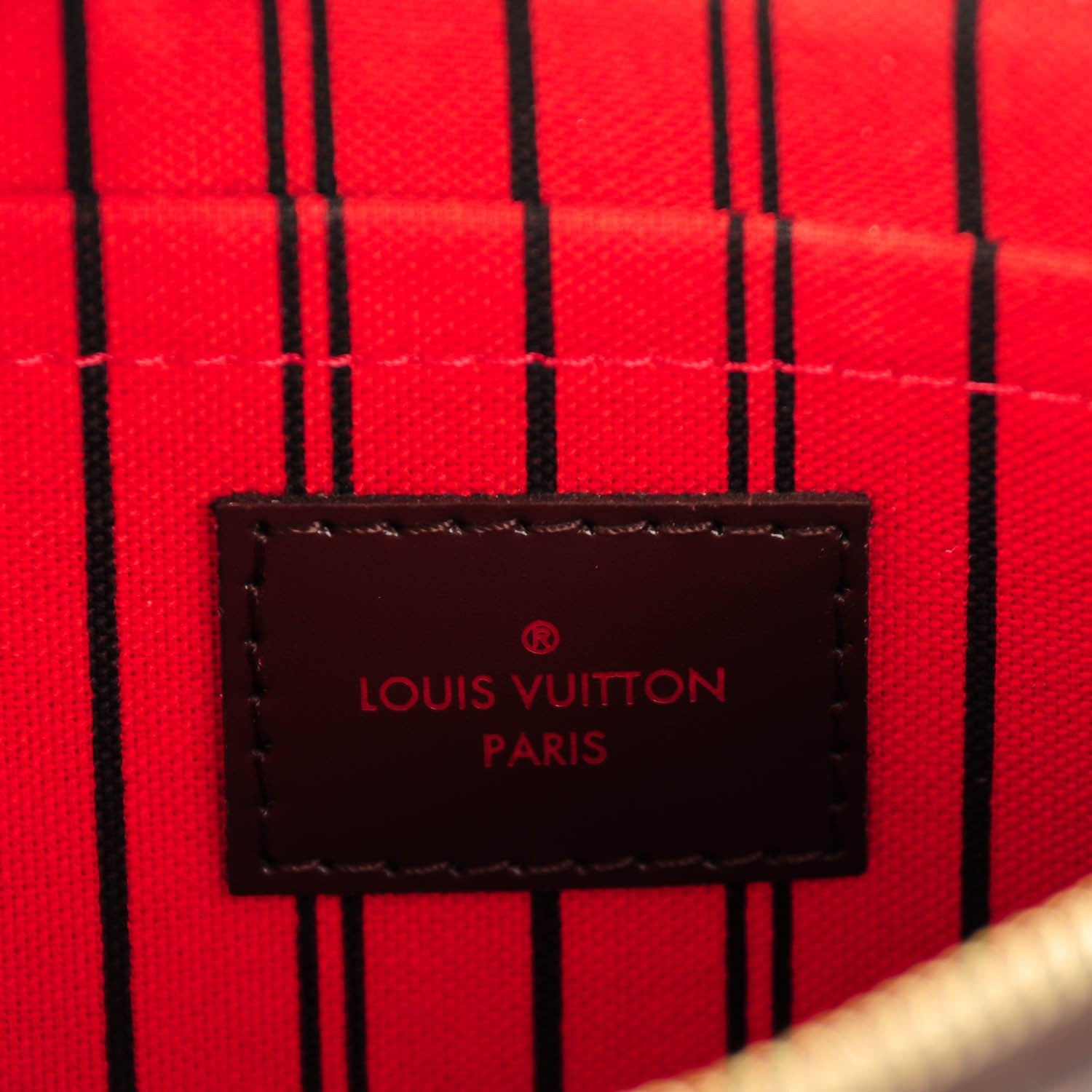 Louis Vuitton Damier Ebene Neverfull MM GM Pochette 6 of 7