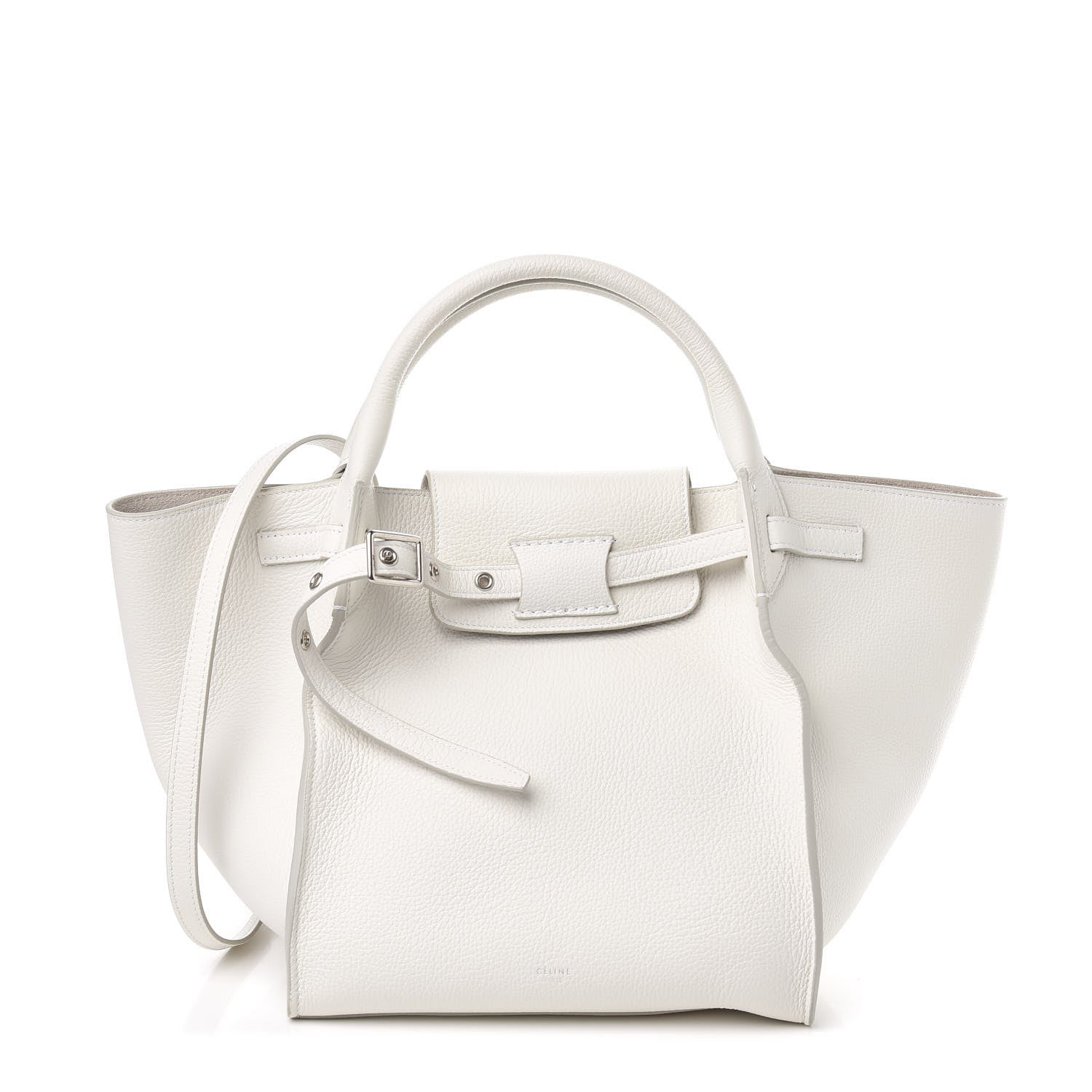 Celine Supple Grained Calfskin Small Big Bag White 1 of 11