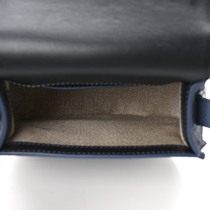 Chloe Suede Small Marcie Saddle Bag Graphite Navy 5 of 8