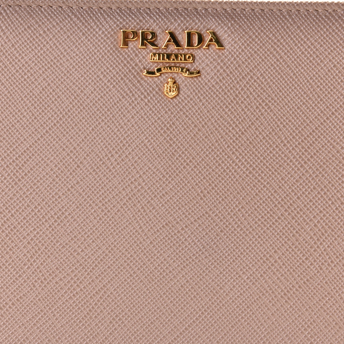 Saffiano Metal Double Snap Travel Wallet Cammeo
