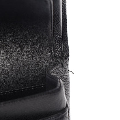 Chanel Caviar Quilted Medium Double Flap Black 10 of 12