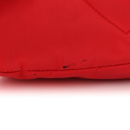 Prada Re-Nylon Vitello Metal Triangle Logo Sling Backpack Rosso 15 of 15