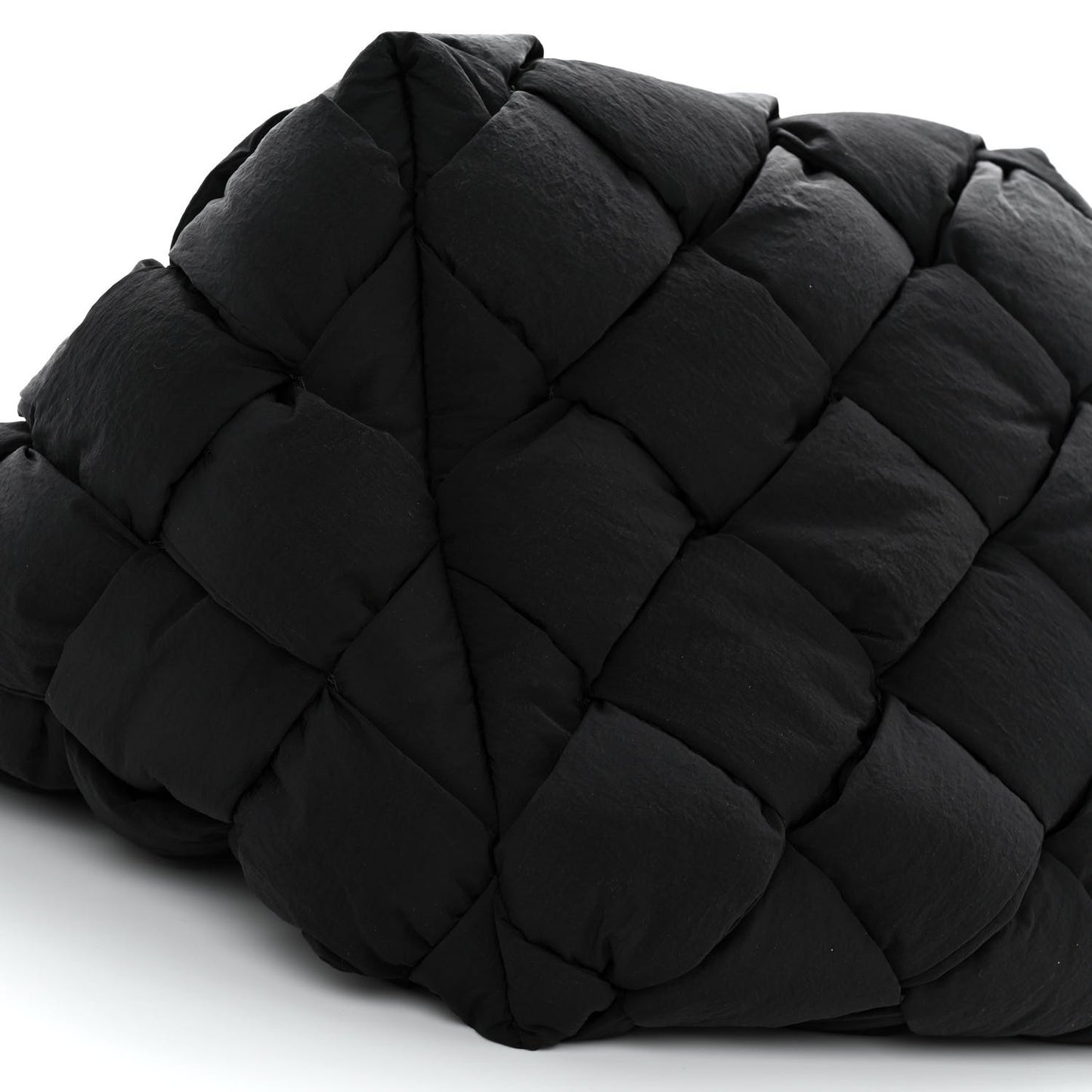 Nylon Intrecciato Padded Cassette Tote Thunder