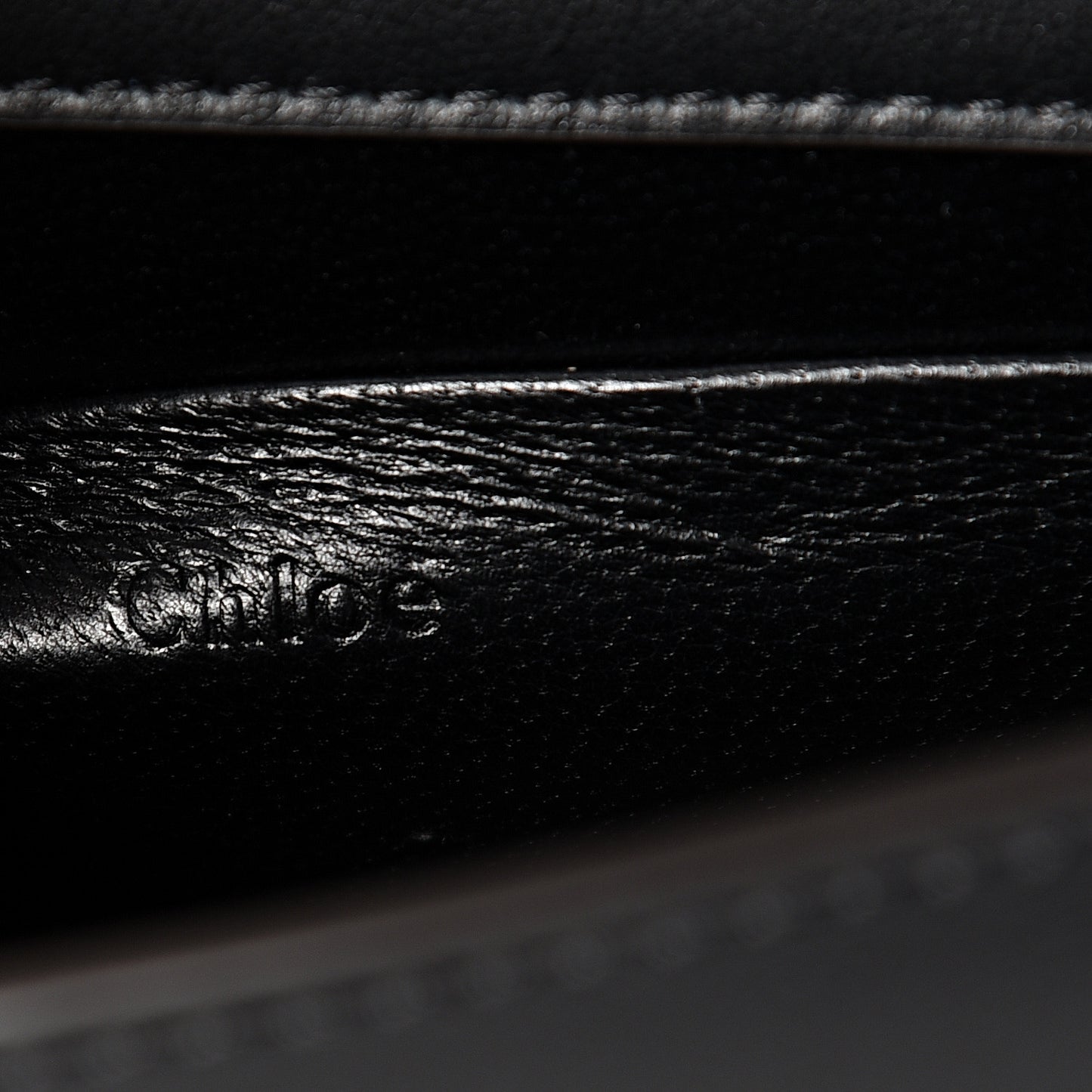 Calfskin Small Nile Bracelet Minaudiere Bag Black