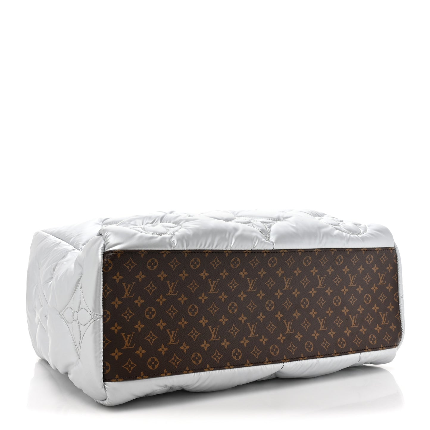 Econyl Monogram Pillow Giant Onthego GM Silver