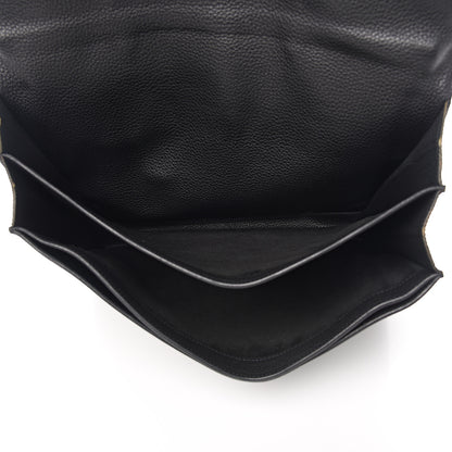 Hermes Taurillon Clemence Sac a Depeche 38 Briefcase Black 4 of 13