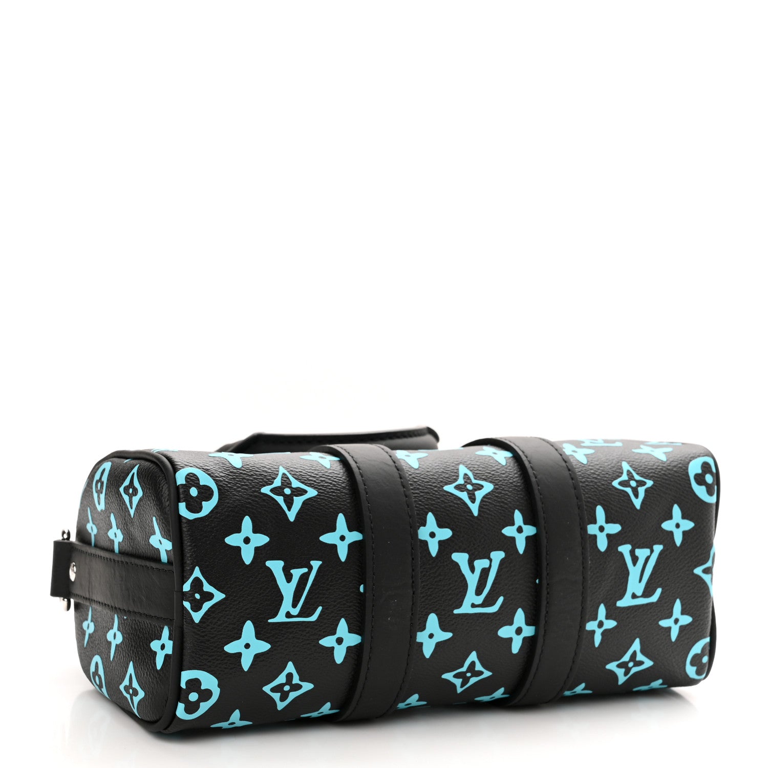 Louis Vuitton Monogram Playground Keepall Bandouliere 25 Black 4 of 10