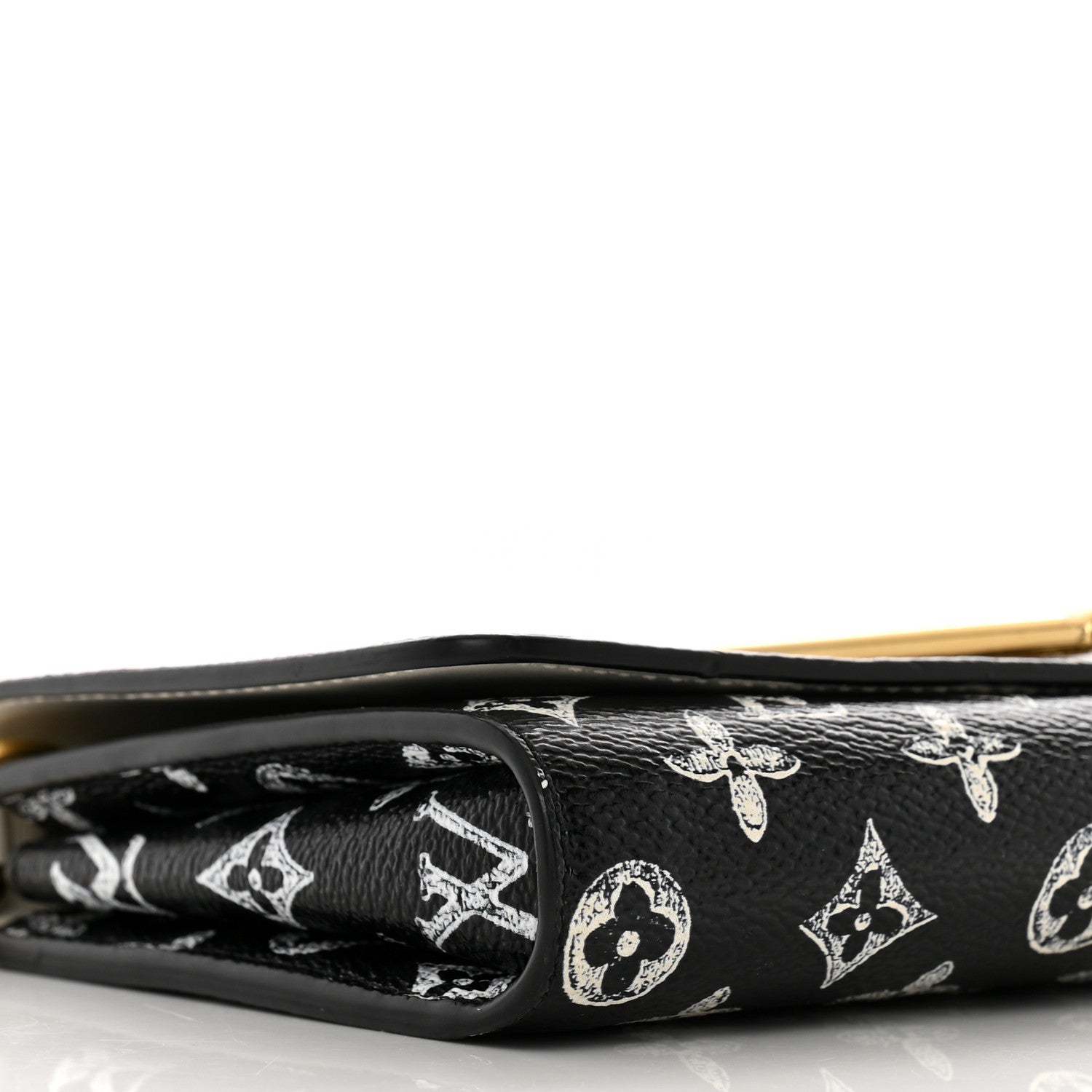 Louis Vuitton Catogram Twist Chain Wallet Black 9 of 11